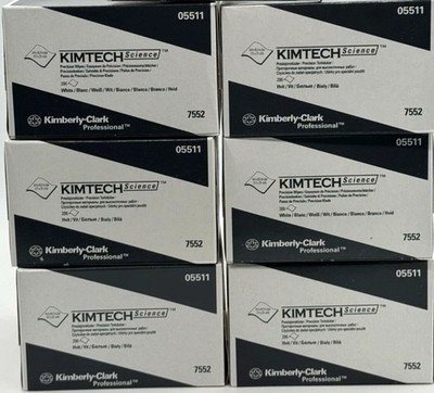 Lot of 6 Boxes KIMTECH Science 05511 Precision Computer Wipes Kimberly Clark
