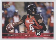 2021 Upper Deck CFL Red 7/165 Dominique Davis #121 0sh0