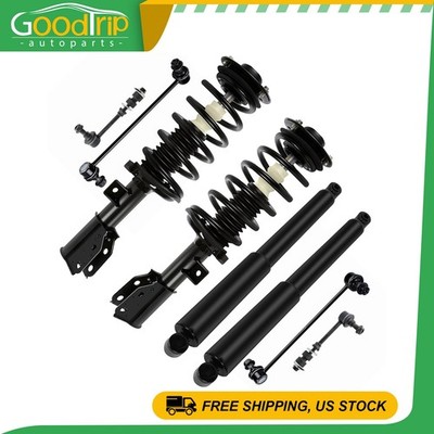 8pc For 2010-2017 Chevy Equinox Front Struts Rear Shocks w/Coil Spring Sway Bars
