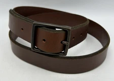 Aeropostale Belt Mens XL Brown Leather Dress Casual Preppy
