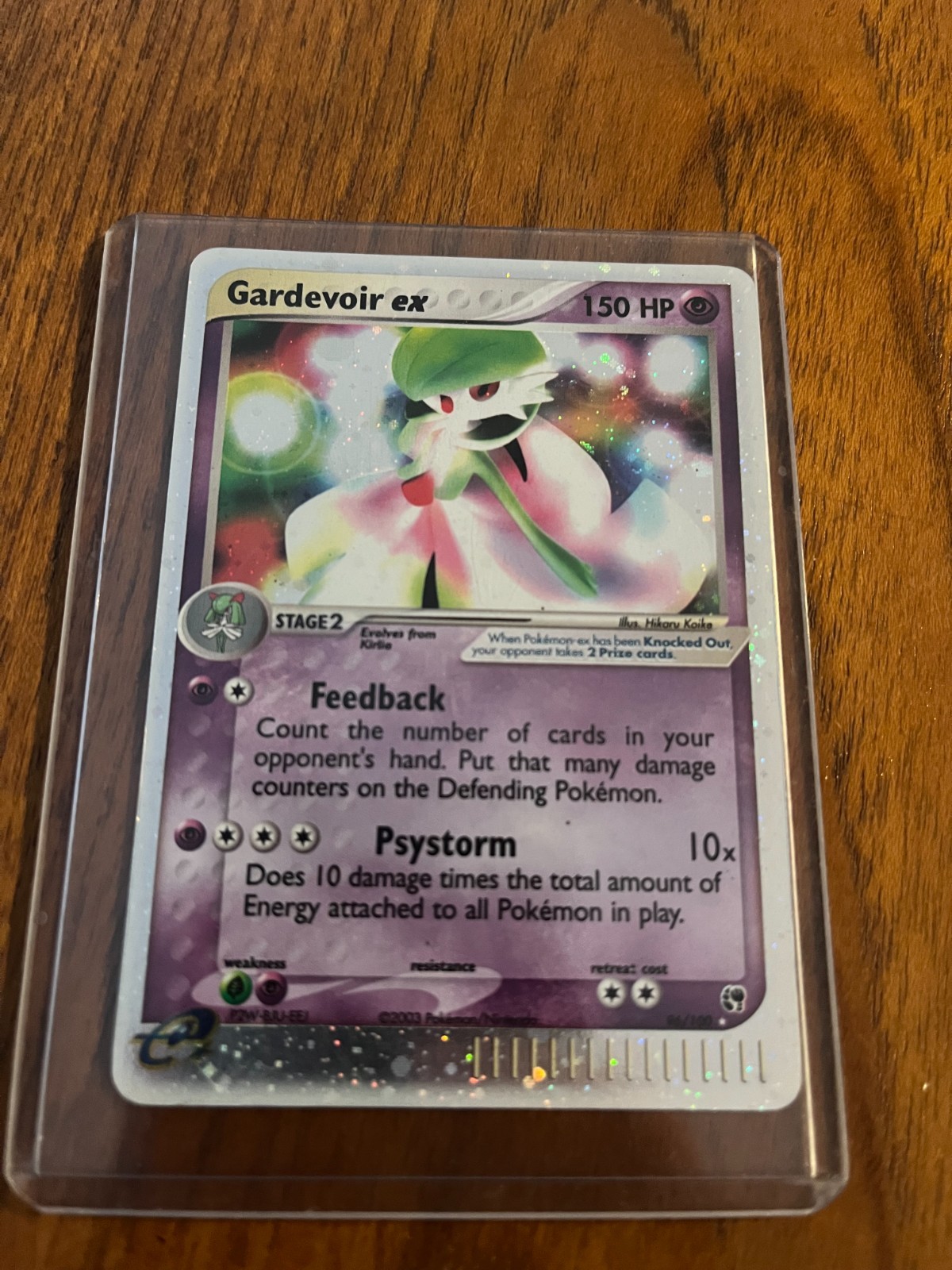 Gardevoir ex 96/100 Sandstorm Holo Lightly Used