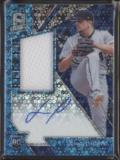 2020 Lewis Thorpe Panini Spectra Neon Blue Prizm Relic Auto RC /99 #136 (D73)