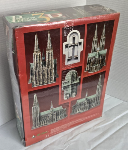 Puzzle 3D Cologne Cathedral Wrebbit Sturdy Foam-Backed 704 Pieces P3D-912 - Picture 3 of 7