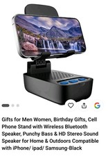 Gifts for Men Women,Birthday Gifts,Cell Phone Stand with Wireless Bluetooth S...