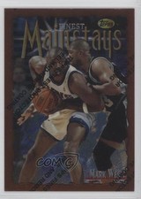 1996-97 Topps Finest Common Bronze Mark West #201 0c4