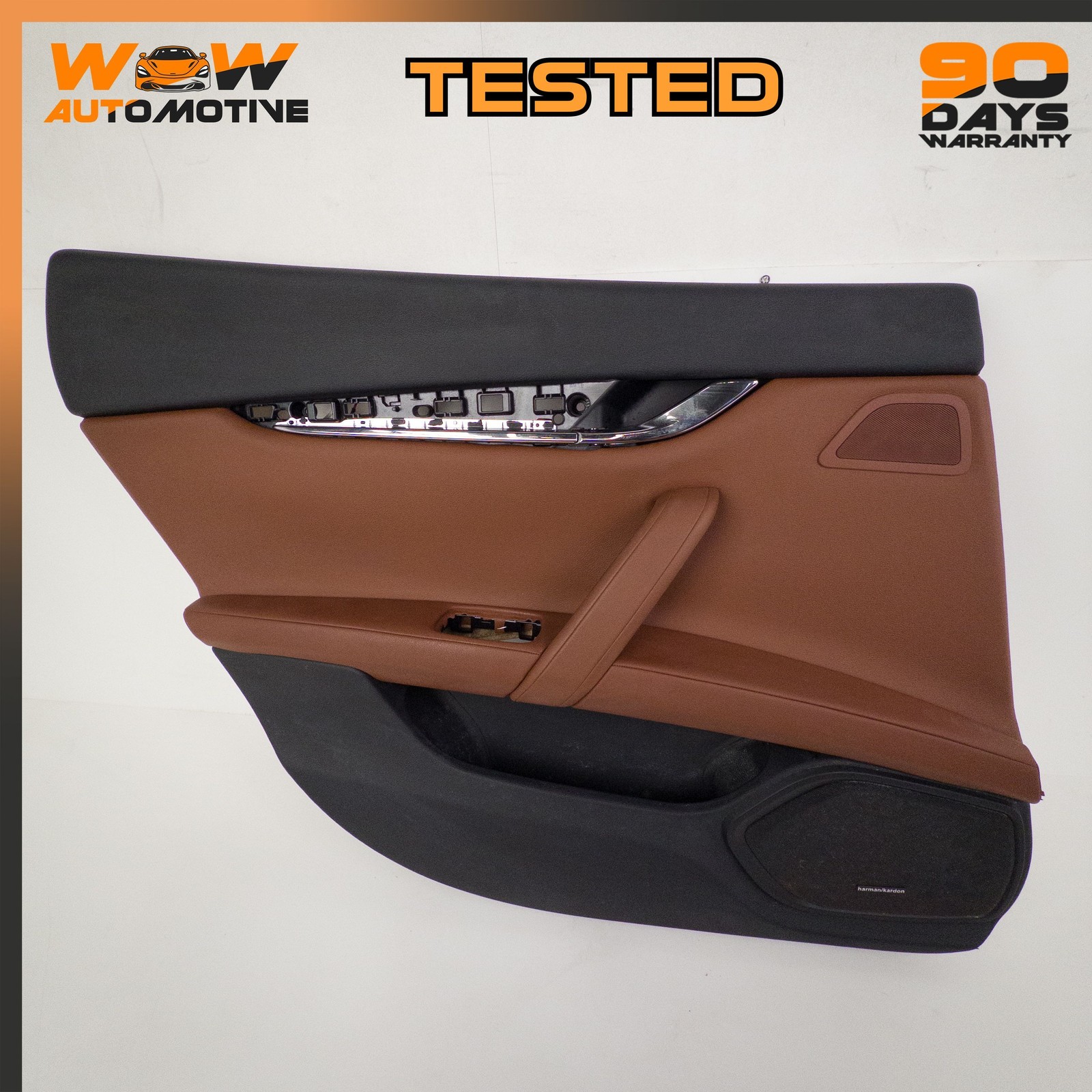 13-19 MASERATI QUATTROPORTE S Q4 REAR LEFT INTERIOR DOOR PANEL ASSEMBLY OEM