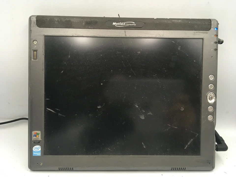 MOTION COMPUTING LE1600 — НА ЗАПЧАСТИ/ПЛОХОЙ ЖК-ДИСПЛЕЙ — INTEL PENTIUM M — 512 МБ RAM — READ-BB - Изображение 2 из 4