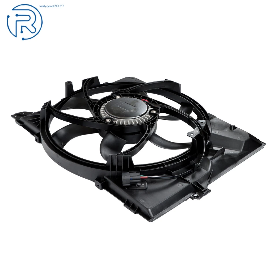 Fit For BMW 328i 2006 325i 330i 2007-2013 Electric Radiator Cooling Fan Assembly - Image 4 of 4