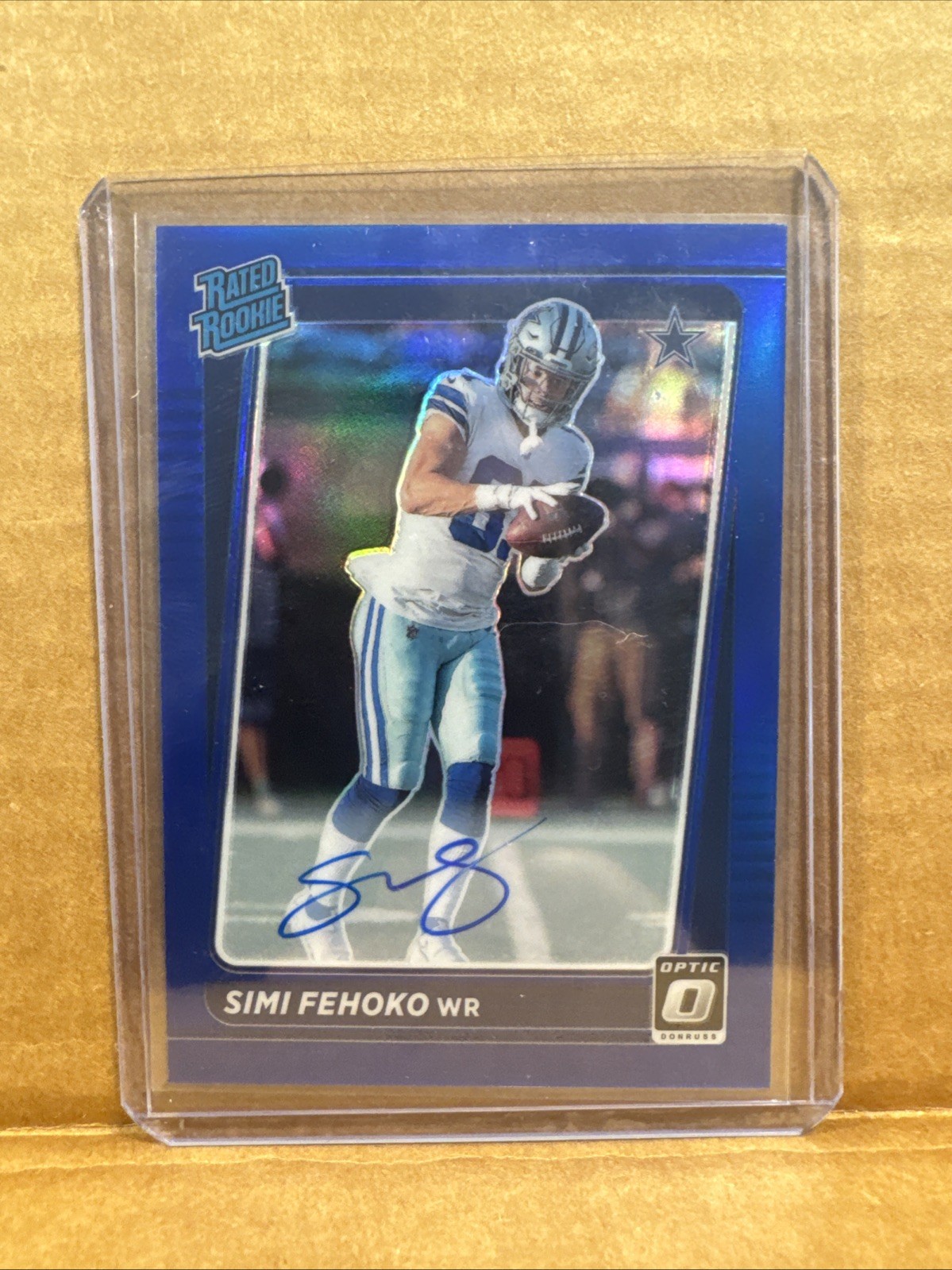 Simi Fehoko Panini Donruss Optic #242 Autograph-Blue