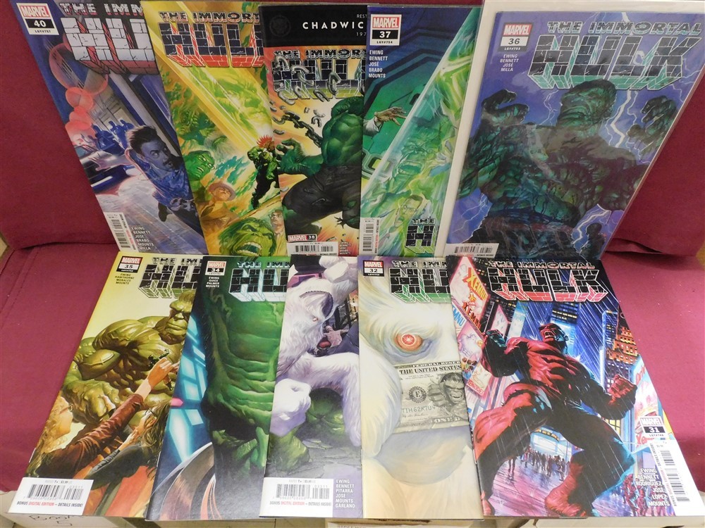 IMMORTAL HULK 31 32 33 34 35 36 37 38 39 40 MARVEL COMIC RUN EWING JOSE 2020 NM