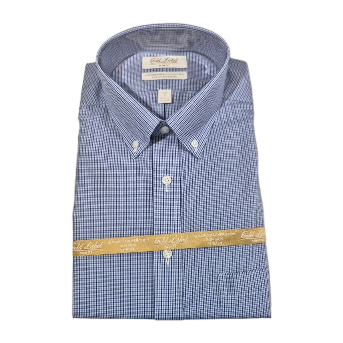 tall athletic fit dress shirts Dress Shirt in White Classic and Tailored Elegance M main image 0