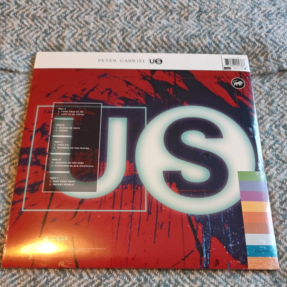 PETER GABRIEL US 3LP 45 RPM LIMITED NUMBERED VINYL LP RARE OOP - Image 2 of 2