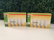 Sylvania CFL 60W Soft White 2700K Set of 2 8 Bulbs