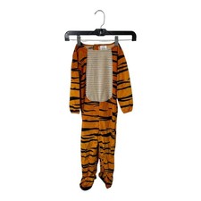 Spirit Halloween Lil Tiger Infant Jumpsuit Costume Orange Black 18-24M No Hood