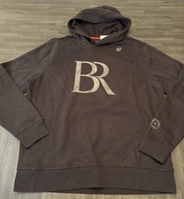 NWT Banana Republic Men's Graphic Logo Black Pullover Hoodie Size XL Tall