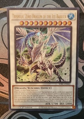 Trishula, Zero Dragon of the Ice Barrier SDFC-EN041 Freezing Chains 1st Edition