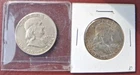 Franklin Silver Half Dollars 1950/1954 2 Coin Combo