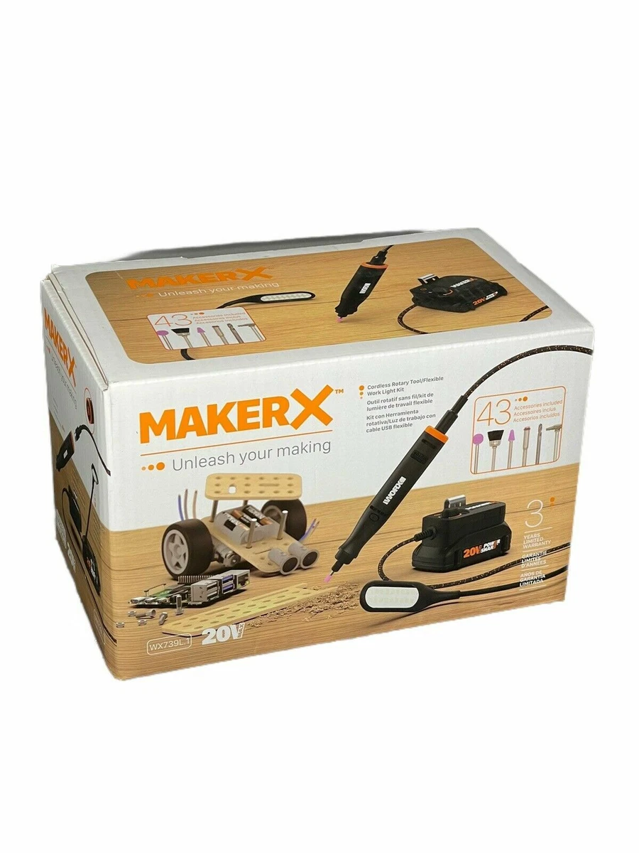 WORX MAKERX WX739L 20V Cordless Rotary Tool Kit 電動工具