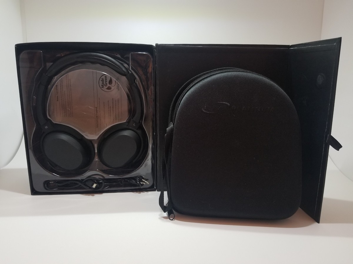 ウーファー Ilive Platinum black Noise Canceling Wireless headphones (read