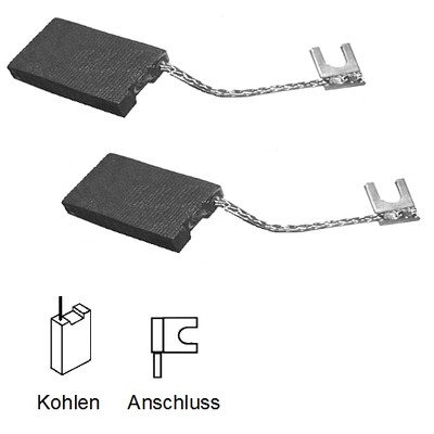 Kohlebürsten für Bosch GSH 27,USH 27,GOF 1600,PWS 1600 - GÜNSTIG (2058)