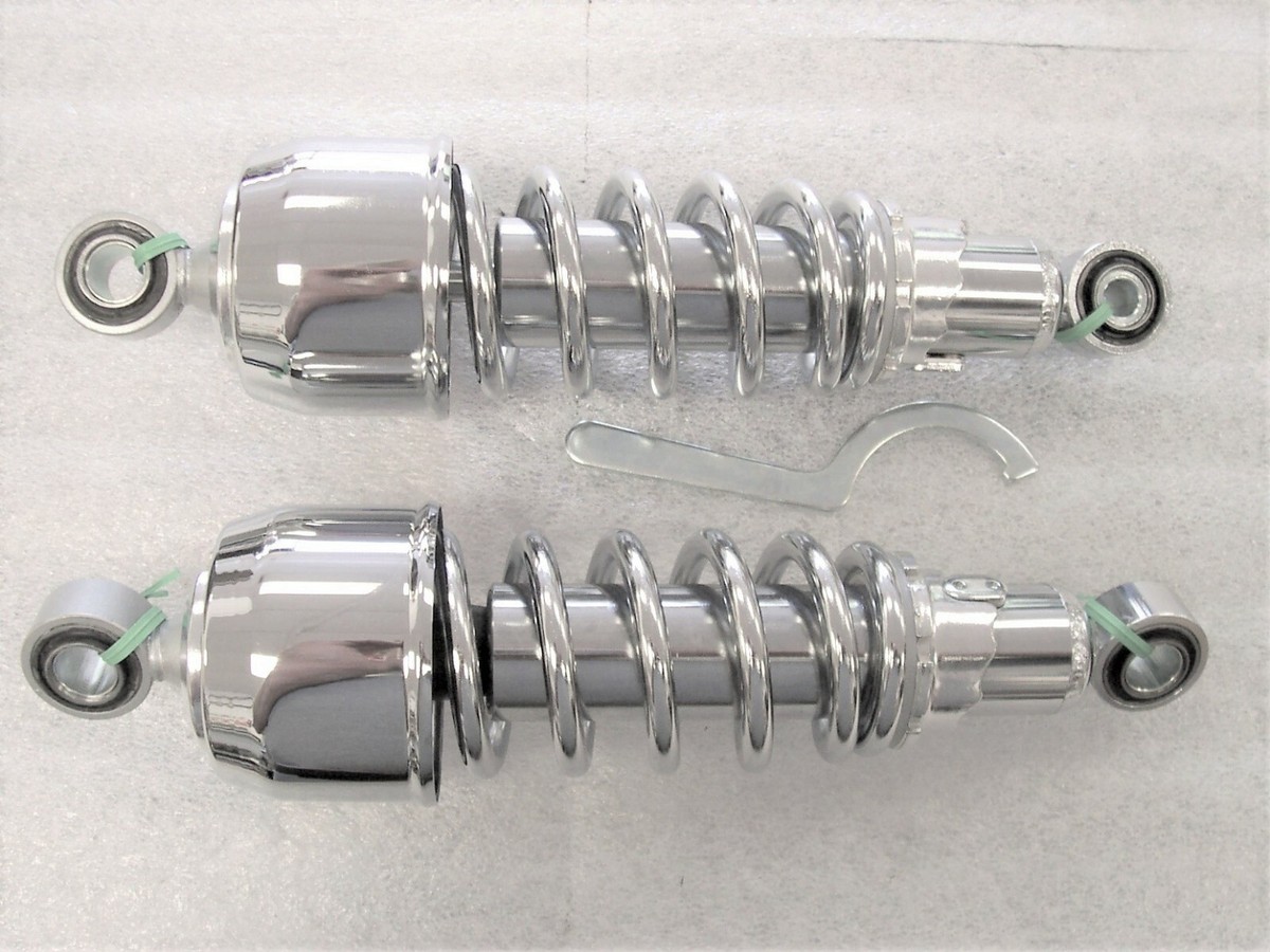 Yamaha XV535 Virago Short Chrome Bobber Shocks 10.5
