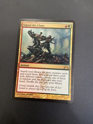 mtg gatecrash cards (1) Signal the Clans | Gatecrash | MTG Magic Cards NM