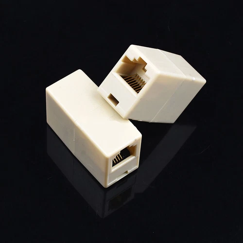 RJ11 Stecker Adapter ADSL DSL Anschlusskabel Telefon Leitung Buchse Adaptor