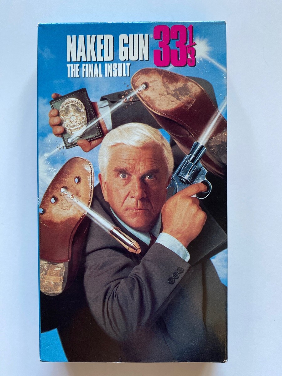 Naked Gun 33 1/3 The Final Insult VHS 1994 Leslie Nielsen