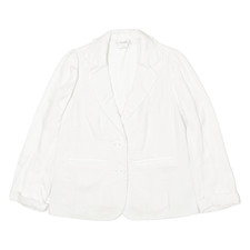 Sonia By Sonia Rykiel Womens Blazer Jacket White Linen M