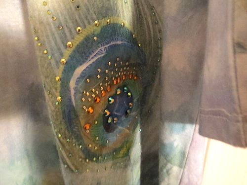 Peacock Top-A.R.T.W.-Large #2907 - Picture 3 of 7