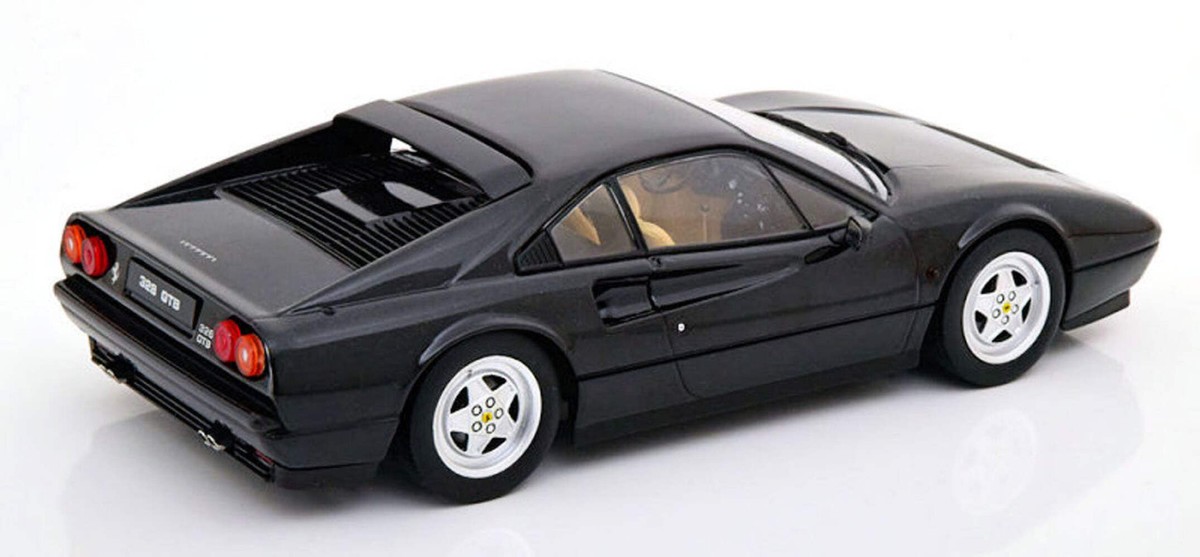 KK Scale 1985 Ferrari 328 Magnum P.I. GTB Black 1:18 KK Scale 1985 Ferrari 328 Magnum P.I. GTB Black 1:18