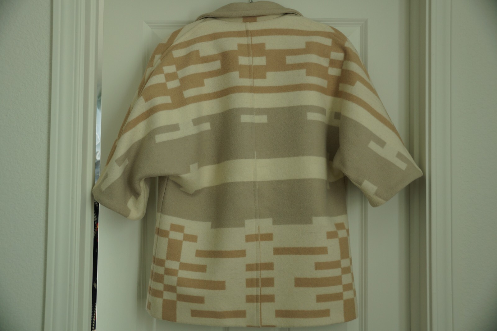 Pendleton Aztec Southwest Coat Jacket Wool Ivory … - image 2