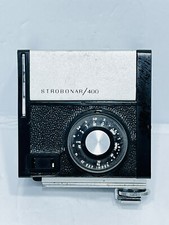 1k0040 - Honeywell Strobonar 400 Shoe Mount Flash with Sync Cord - Vintage