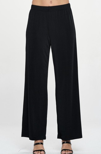 JOSTAR Poly Spandex SLINKY Stretch WIDE LEG FLARE DRESS PANTS 5042BN L XL - Imagen 5 de 7
