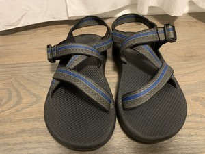 Mens Chacos Size 11 (M11) Blue/Silver Webbing | eBay