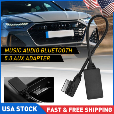 For Audi A3 A5 S5 AMI Bluetooth 5.0 Music Interface AUX Audio Cable Adapter US