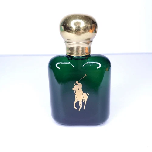 Vintage FULL Polo Ralph Lauren Green Gold Splash 1.5 oz Cologne USA