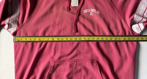 guess usa jumper men extra large eli russel linnetz washed hoodie Chrysanthemum - Picture 5 of 16