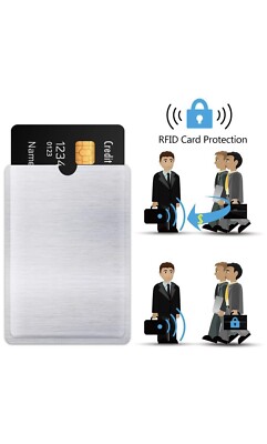 10 Pack RFID Blocking Sleeves Credit Card Protector Passport Card Identity  Theft | eBay