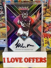 8/10 RARE 2022 WILD CARD MANIA JALEN WYDERMYER ROOKIE AUTOGRAPH PATRIOTS CSTORE