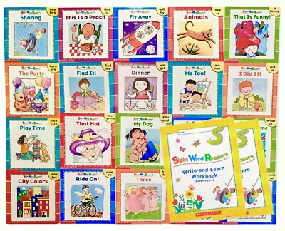 Brand New Sight Word Readers + Workbooks Lot Kindergarten PreK Learn to Read