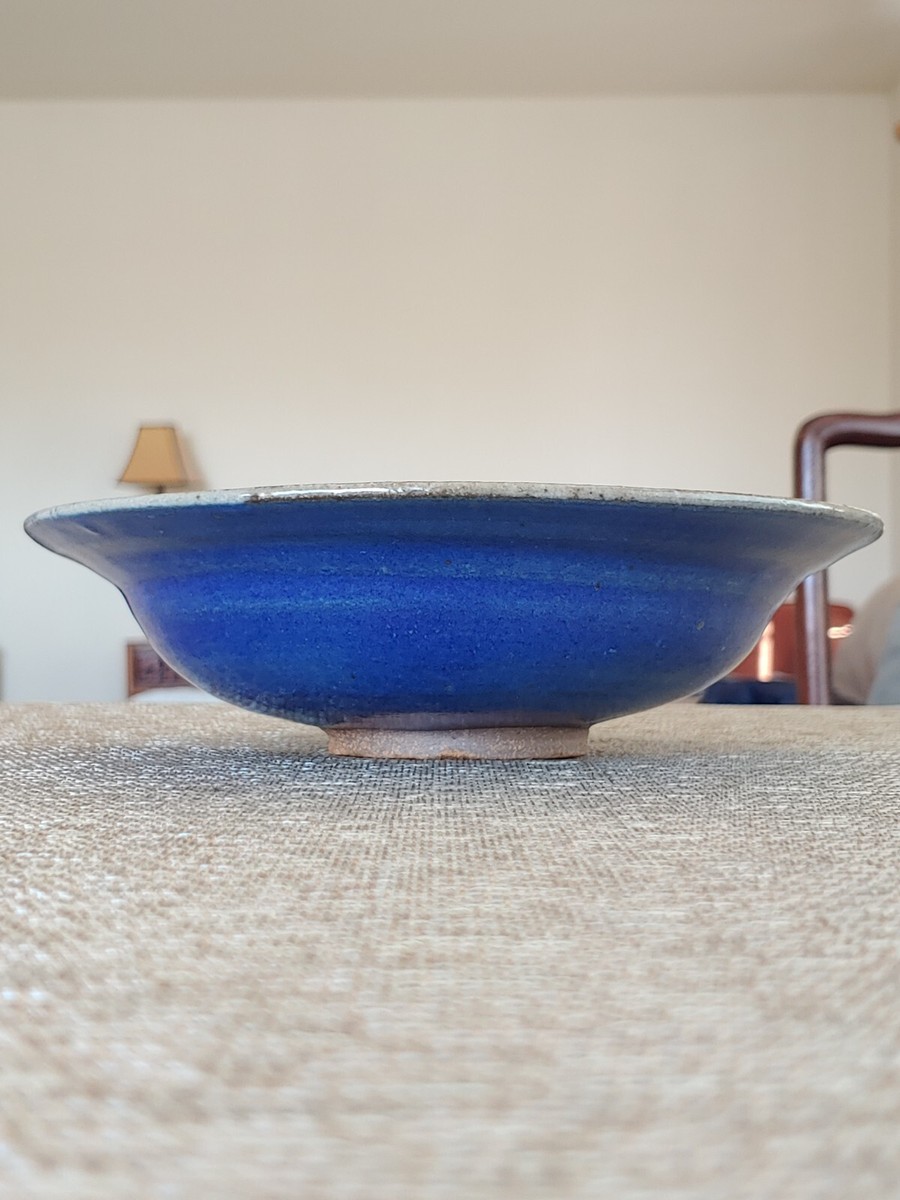 中国古美術 清時代霁蓝釉茶碗 XG3-2 中国古美術 清時代霁蓝釉茶碗 XG3