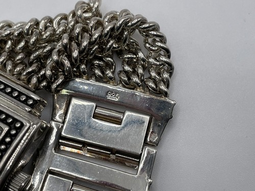 Vintage Solid Sterling Silver 925 Ecclissi Woman’s Watch Fully Functional - Picture 7 of 12