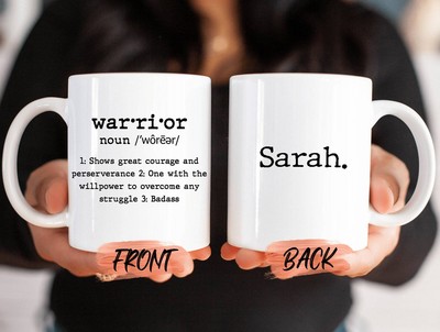 Cancer Warrior Mug Breast Cancer Awareness Month Mug For Cancer Warrior Breast