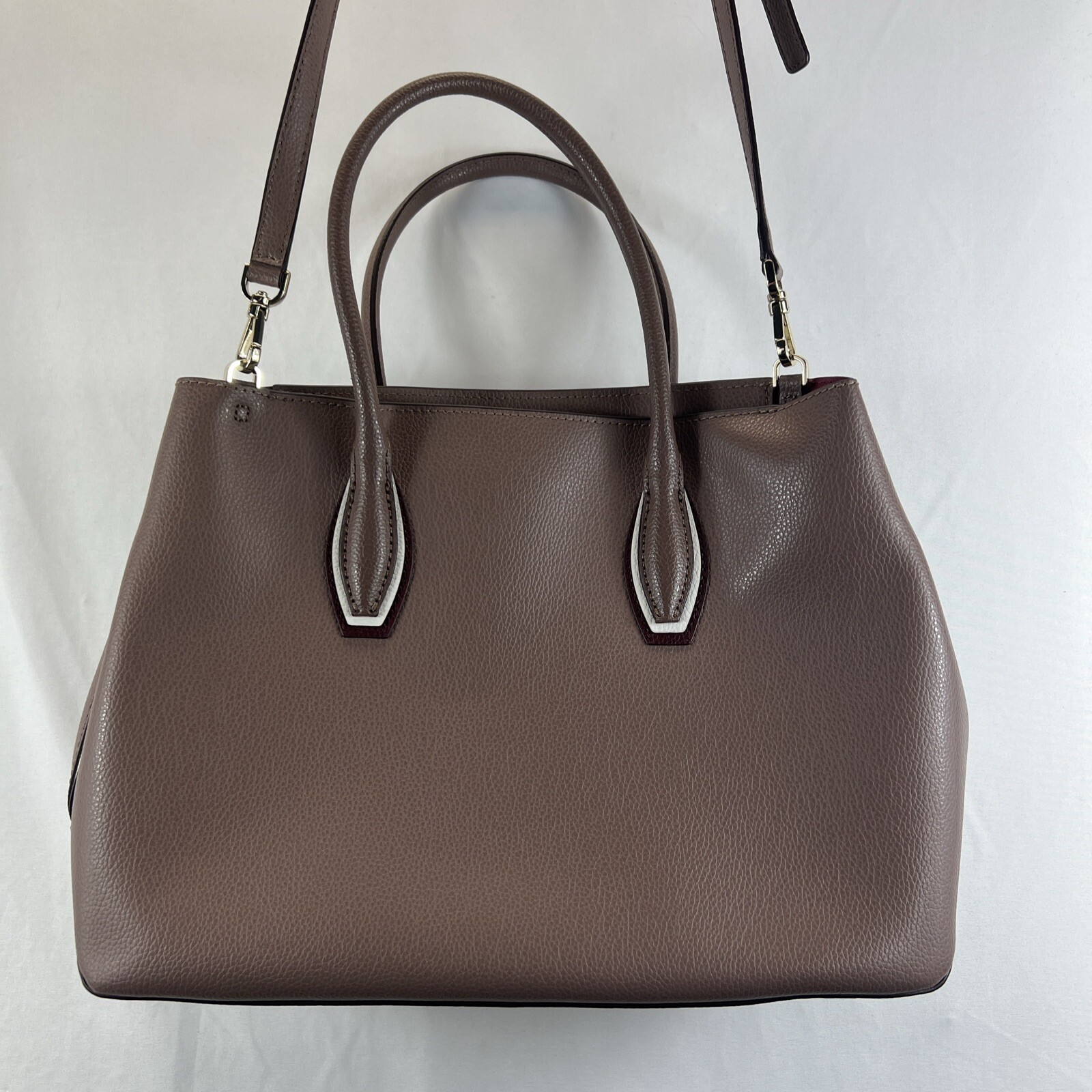 Kate Spade Solid Brown Double & Adjustable Should… - image 10