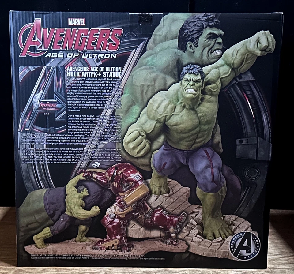 Estatua Kotobukiya Avengers: Age of Ultron: Hulk ArtFX+ Foto 2 de 3