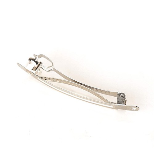 WD2U Juego de cinco pasadores de clip franceses de 3,25" 80 mm hágalo usted mismo lazos para el cabello suministros artesanales - Imagen 4 de 4
