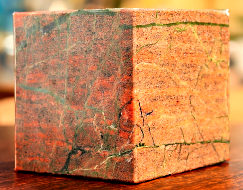 80MM Green Unakite Cube Quartz Natural Healing Crystal Cube Agate Square Cube - Picture 9 of 10