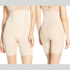 NEW Spanx Thinstincts High-Waist Mid-Thigh Short Shaper Nude  SZ Small  2718