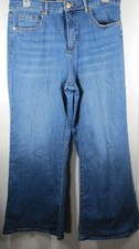 Ariat Jeans Womens 33R Gabriella Slim Trouser Wide Leg Button Fly Classic Casual